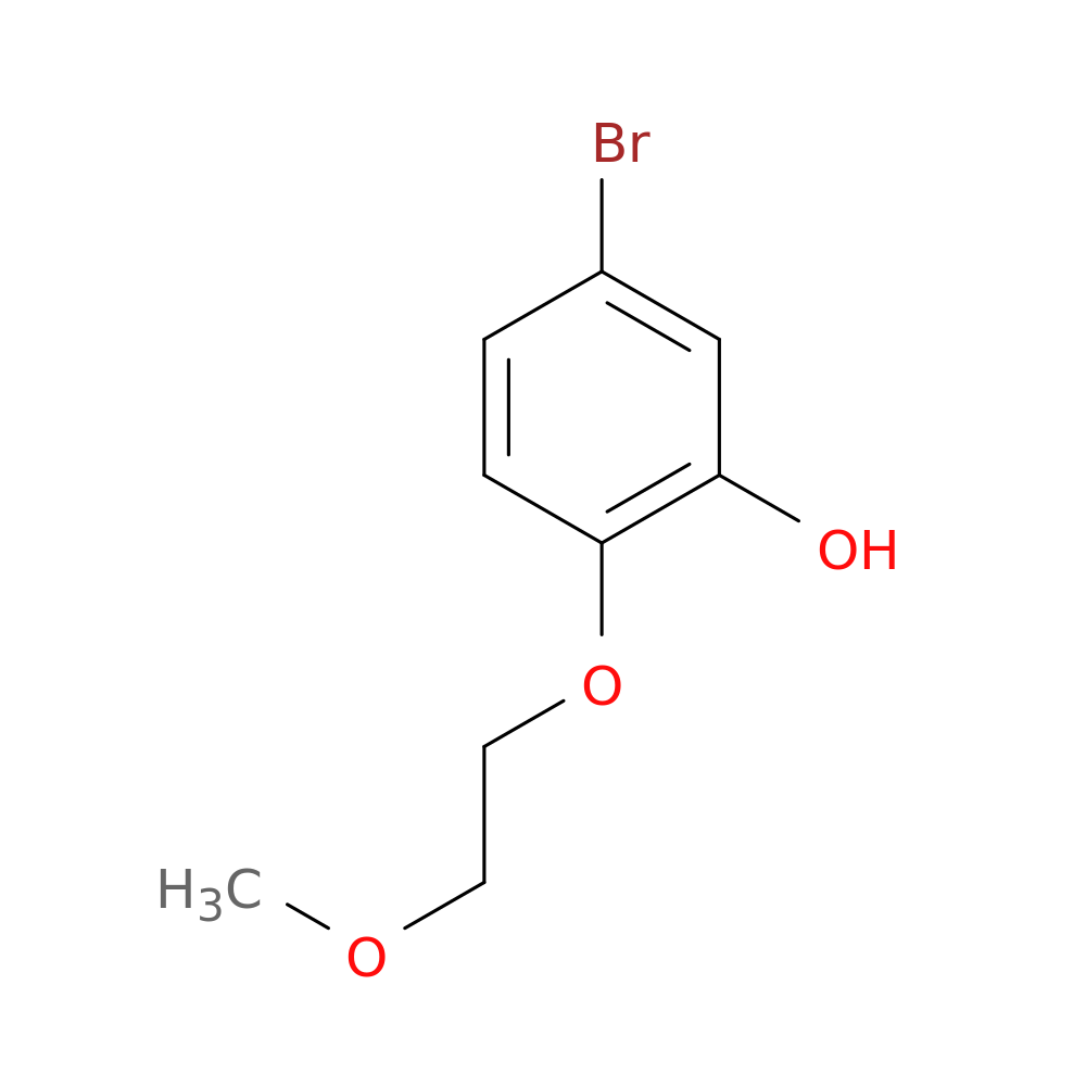 5-Bromo-2-(2-methoxyethoxy)phenol