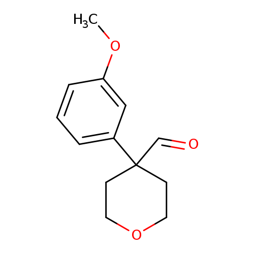 4-(3-Methoxyphenyl)tetrahydro-2H-pyran-4-carbaldehyde