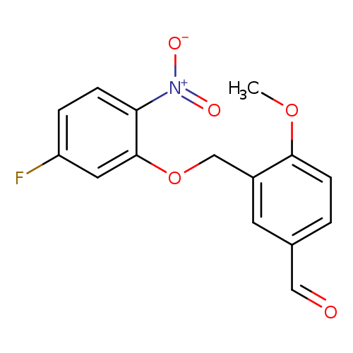 3-[(5-Fluoro-2-nitrophenoxy)methyl]-4-methoxybenzaldehyde