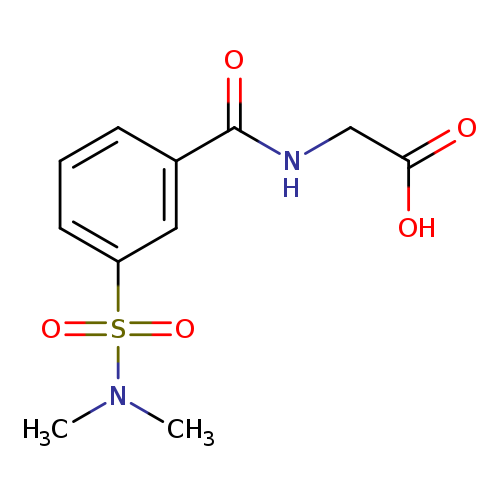 2-(3-(N,N-Dimethylsulfamoyl)benzamido)acetic acid
