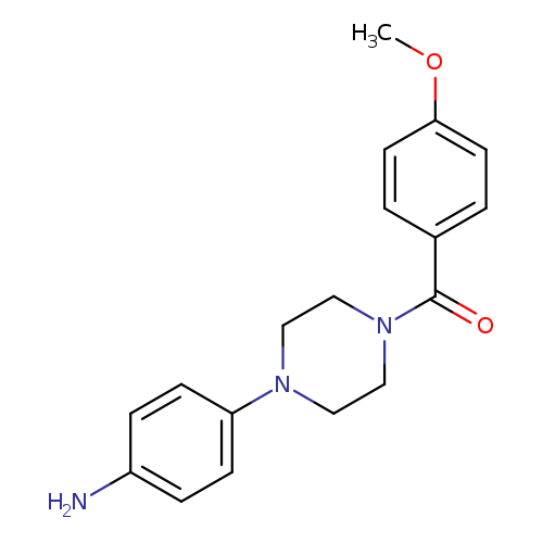 (4-[4-(4-Methoxybenzoyl)piperazin-1-yl]phenyl)amine