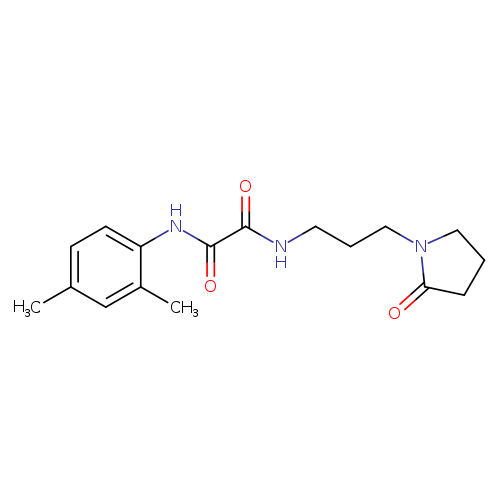 N'-(2,4-dimethylphenyl)-N-[3-(2-oxopyrrolidin-1-yl)propyl]ethanediamide