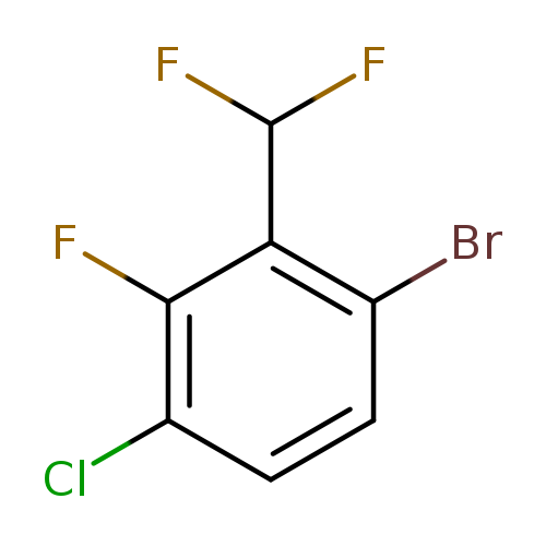1-Bromo-4-chloro-2-(difluoromethyl)-3-fluorobenzene