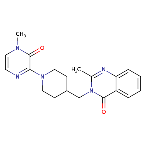 2-methyl-3-{[1-(4-methyl-3-oxo-3,4-dihydropyrazin-2-yl)piperidin-4-yl]methyl}-3,4-dihydroquinazolin-4-one