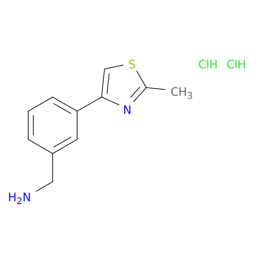[3-(2-METHYL-1,3-THIAZOL-4-YL)PHENYL]METHANAMINE DIHYDROCHLORIDE
