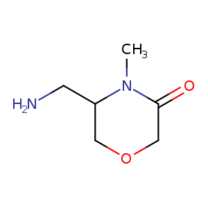 5-(aminomethyl)-4-methylmorpholin-3-one