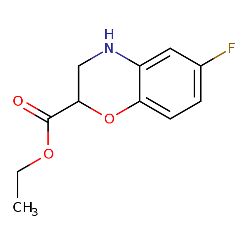 2H-1,4-Benzoxazine-2-carboxylicacid, 6-fluoro-3,4-dihydro-, ethyl ester