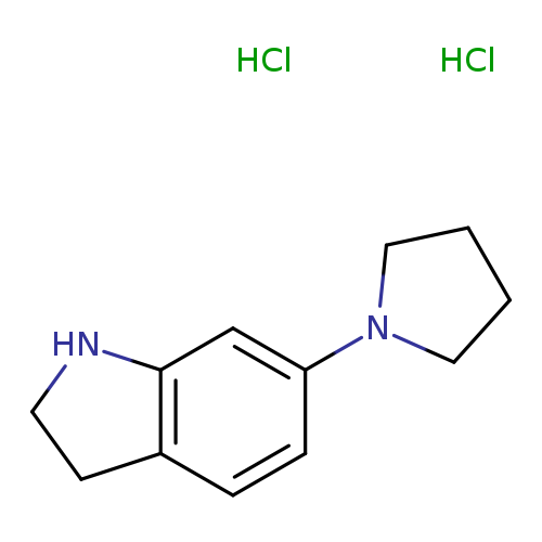 6-(pyrrolidin-1-yl)-2,3-dihydro-1H-indole dihydrochloride