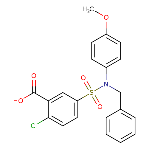 5-(N-Benzyl-N-(4-methoxyphenyl)sulfamoyl)-2-chlorobenzoic acid