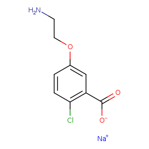 sodium 5-(2-aminoethoxy)-2-chlorobenzoate