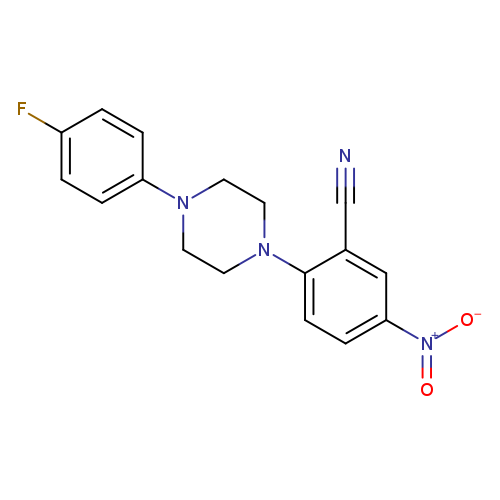 2-[4-(4-Fluorophenyl)piperazin-1-yl]-5-nitrobenzonitrile
