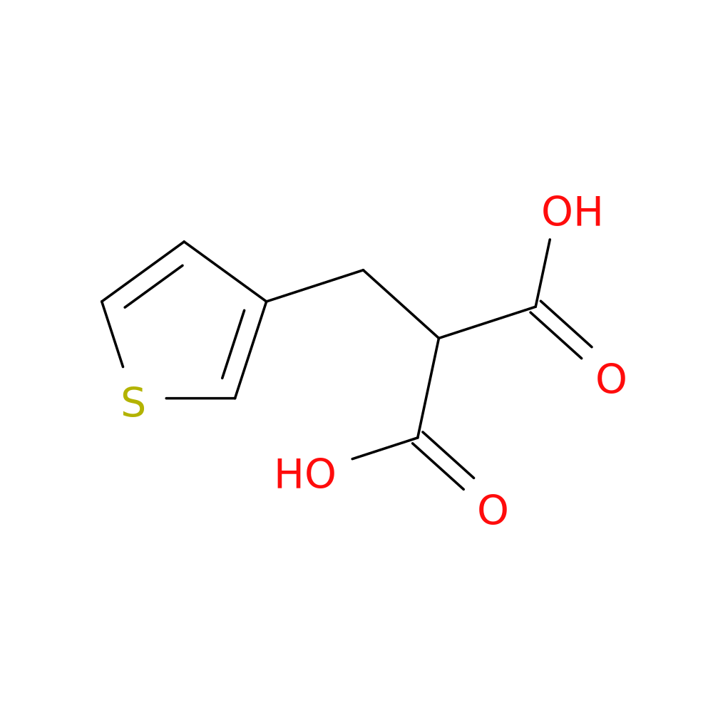 2-(Thiophen-3-ylmethyl)propanedioic acid