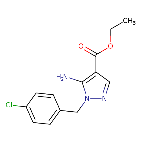 Ethyl 5-amino-1-(4-chlorobenzyl)-1H-pyrazole-4-carboxylate