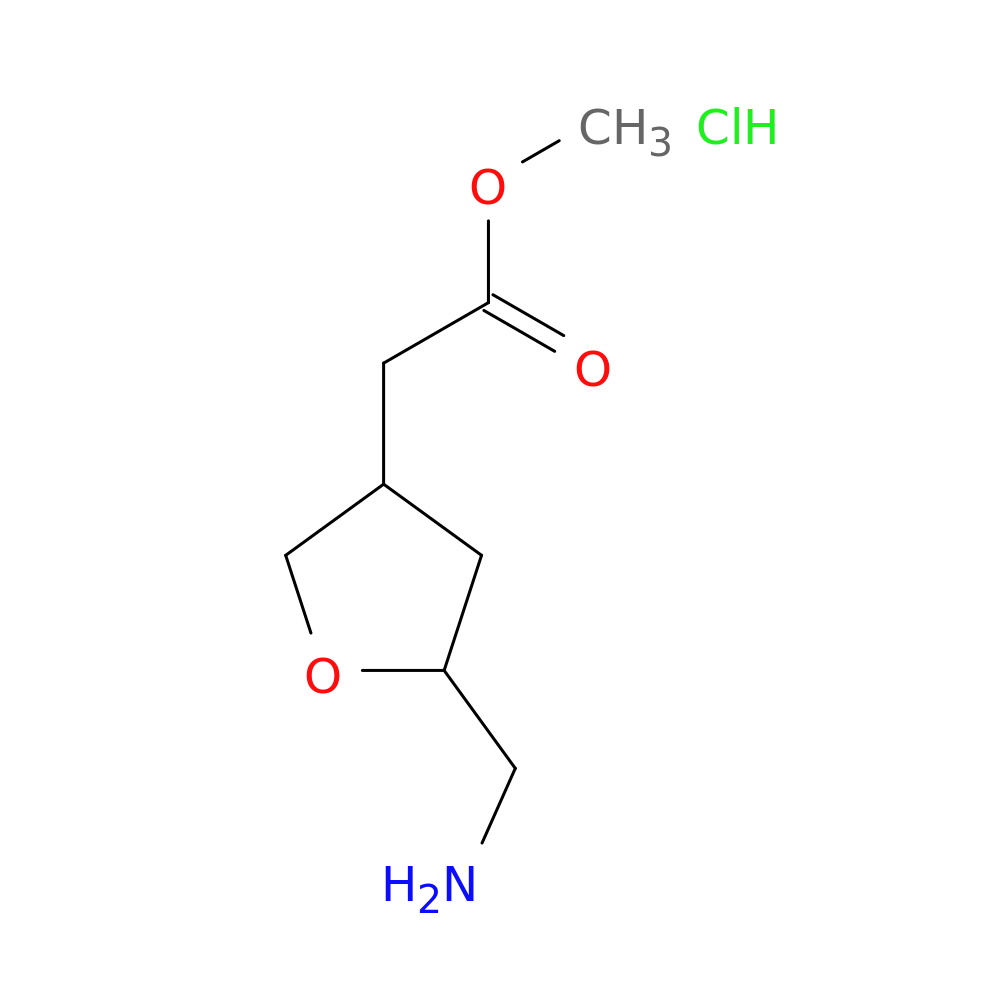 methyl 2-[5-(aminomethyl)oxolan-3-yl]acetate hydrochloride