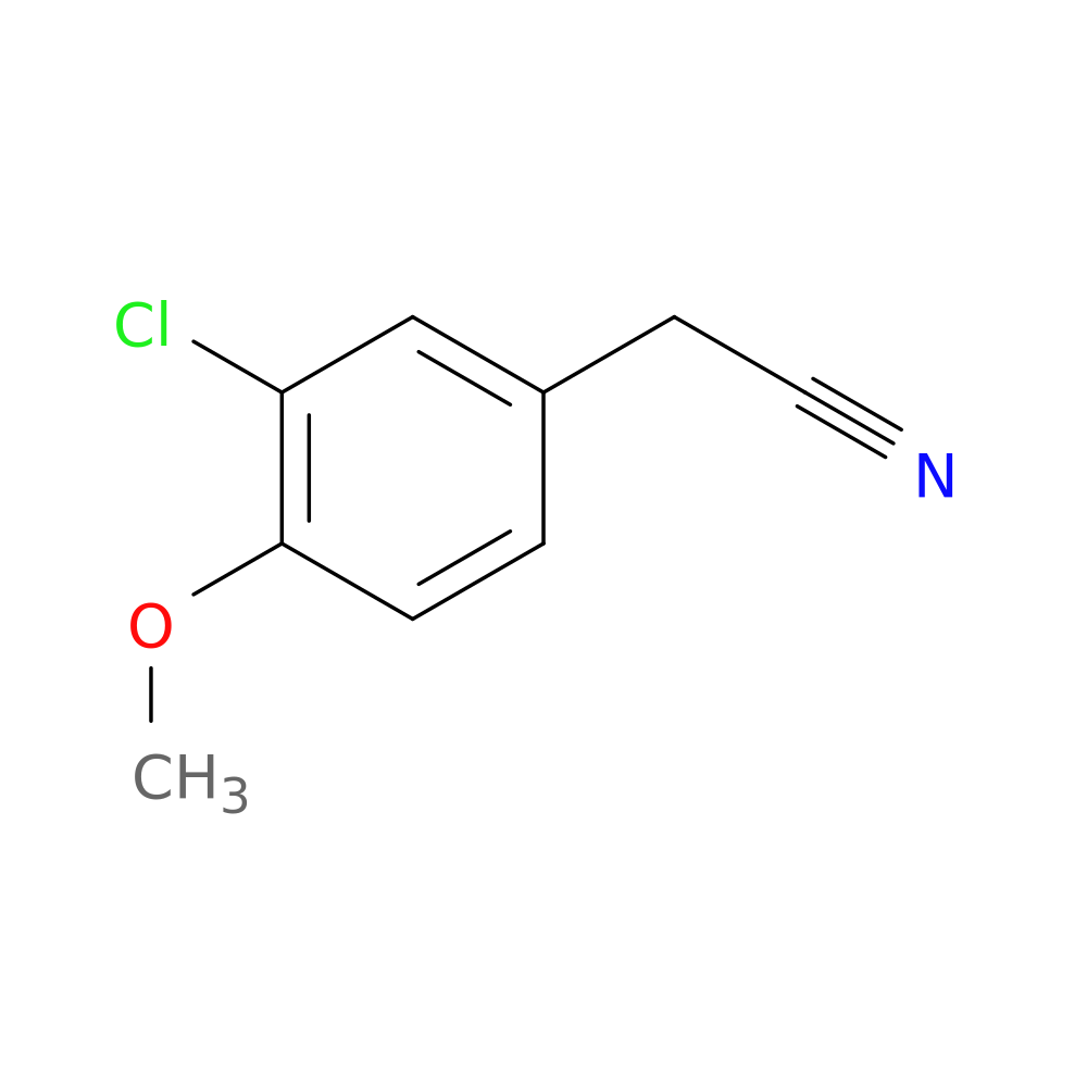 2-(3-Chloro-4-methoxyphenyl)acetonitrile