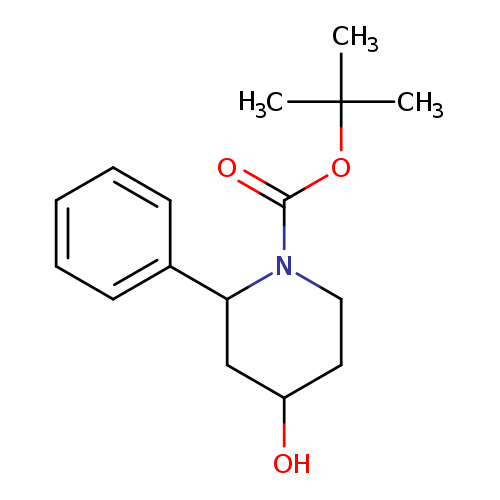 tert-butyl 4-hydroxy-2-phenylpiperidine-1-carboxylate
