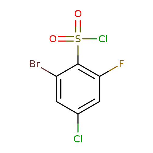 Benzenesulfonyl chloride, 2-bromo-4-chloro-6-fluoro-