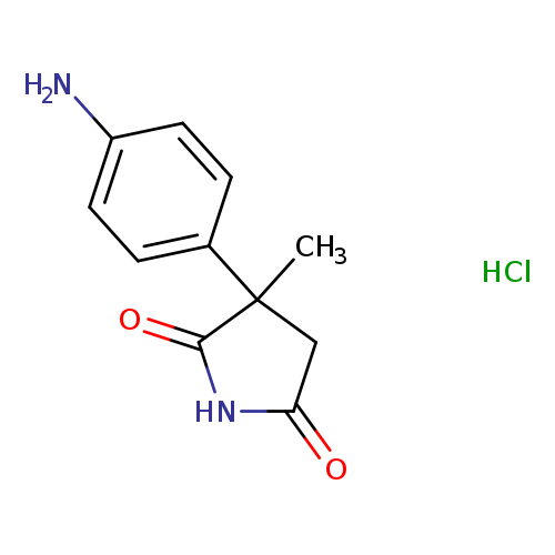 3-(4-aminophenyl)-3-methylpyrrolidine-2,5-dione hydrochloride
