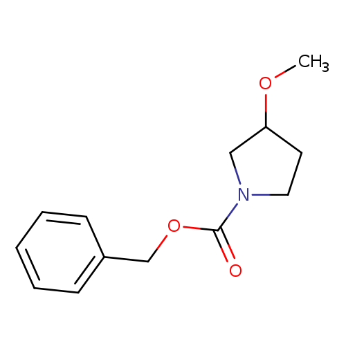1-Pyrrolidinecarboxylic acid, 3-methoxy-, phenylmethyl ester