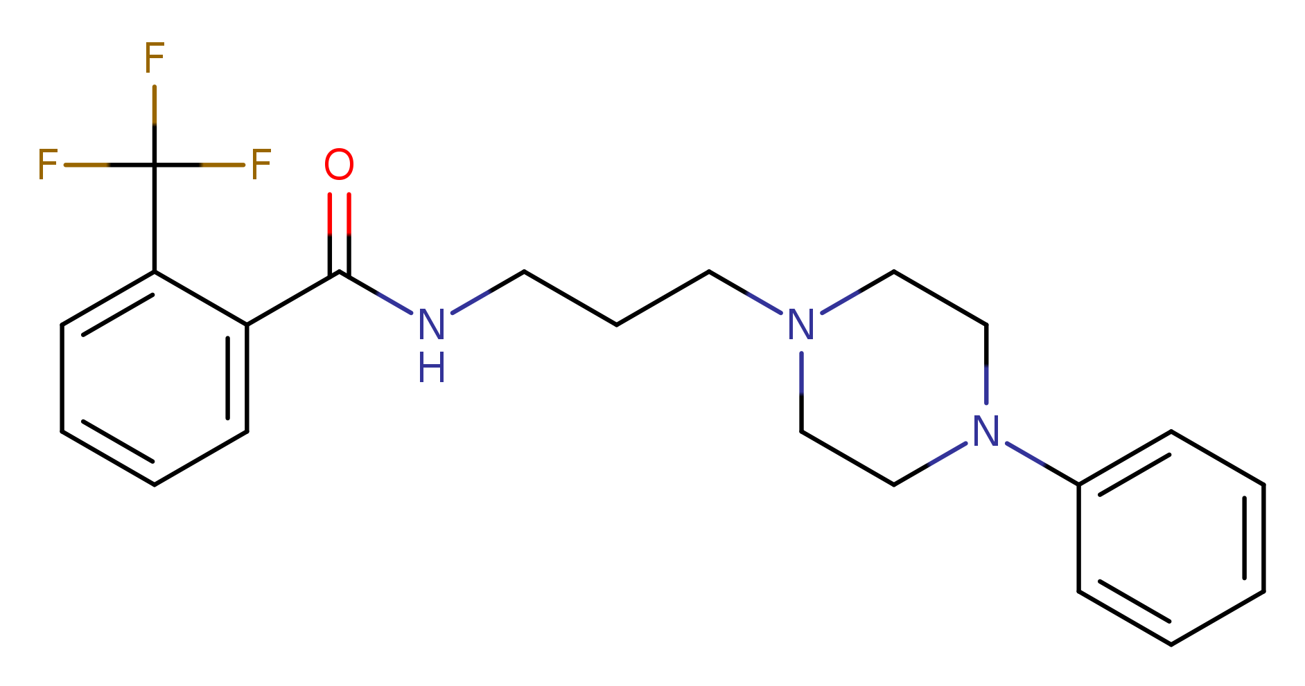 N-[3-(4-phenylpiperazin-1-yl)propyl]-2-(trifluoromethyl)benzamide