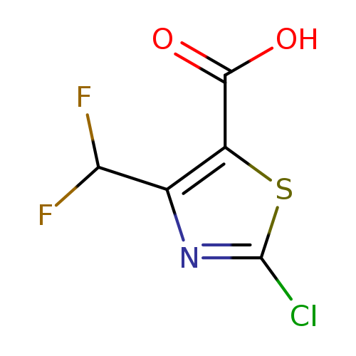 2-chloro-4-(difluoromethyl)-1,3-thiazole-5-carboxylic acid