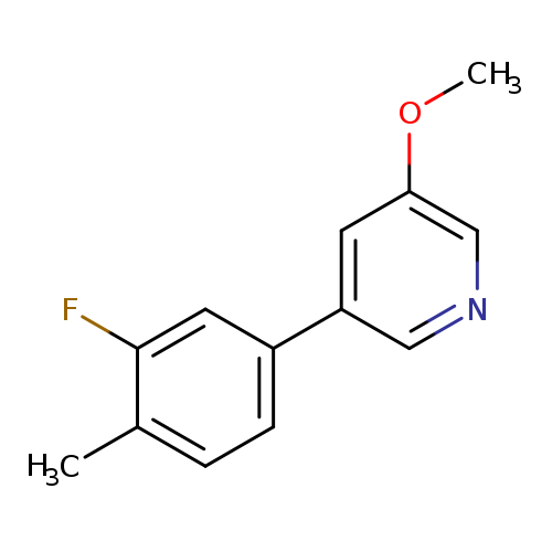 3-(3-Fluoro-4-methylphenyl)-5-methoxypyridine