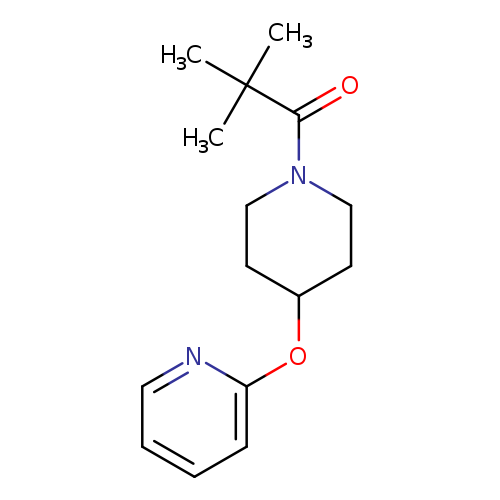 2,2-dimethyl-1-[4-(pyridin-2-yloxy)piperidin-1-yl]propan-1-one