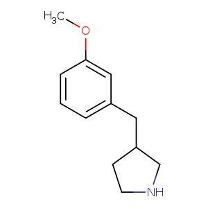 3-[(3-methoxyphenyl)methyl]pyrrolidine