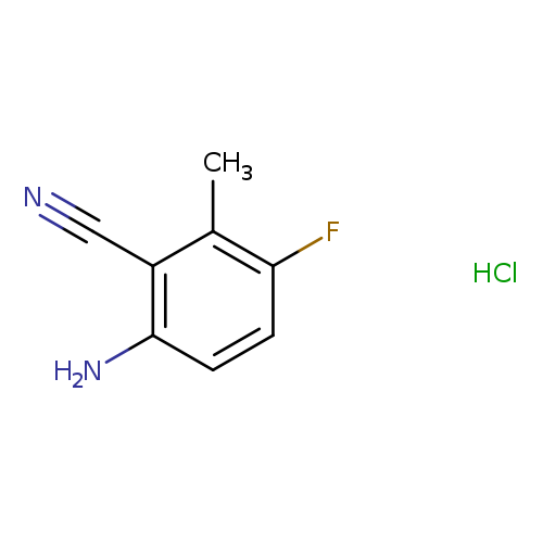 6-amino-3-fluoro-2-methylbenzonitrile hydrochloride