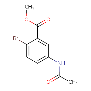 methyl 2-bromo-5-acetamidobenzoate