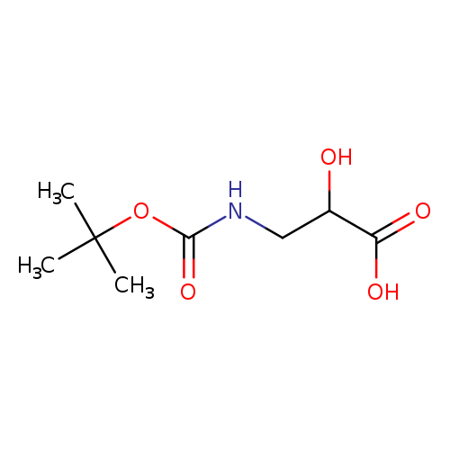 Propanoic acid, 3-[[(1,1-dimethylethoxy)carbonyl]amino]-2-hydroxy- (9CI)