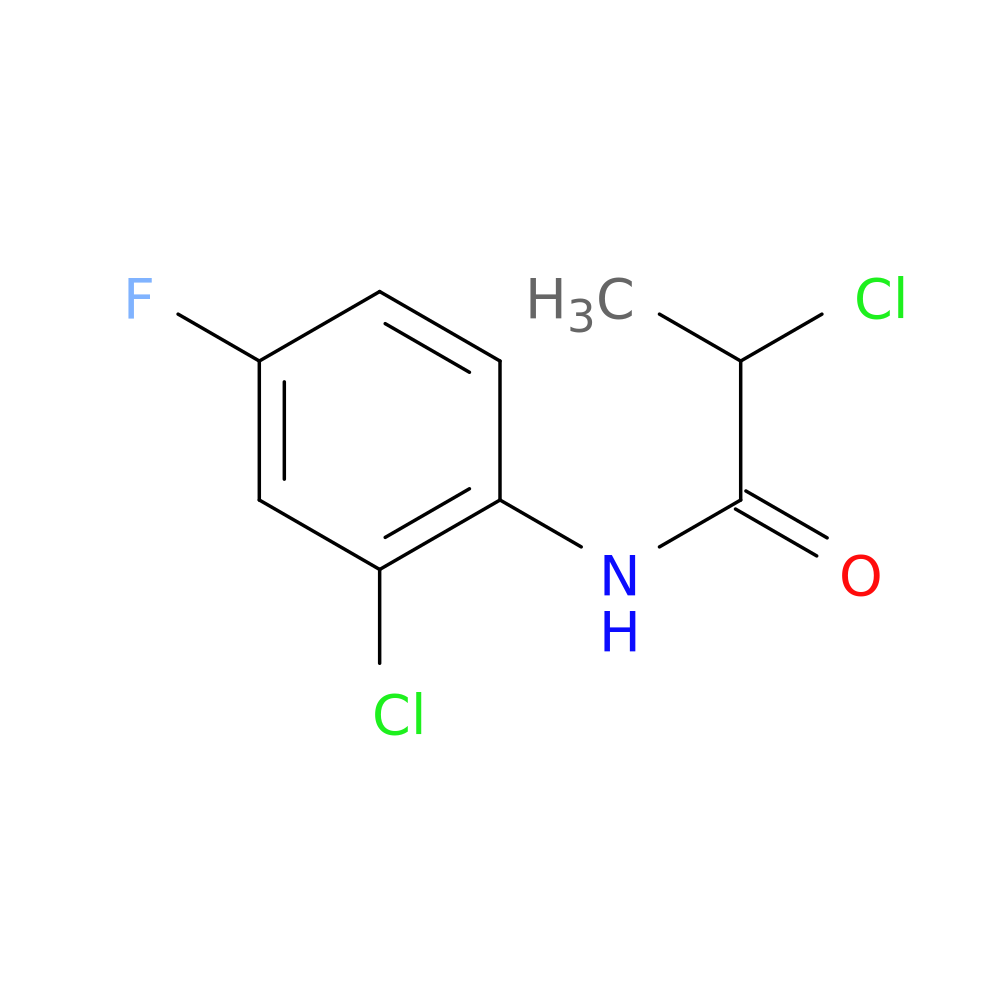 2-chloro-N-(2-chloro-4-fluorophenyl)propanamide