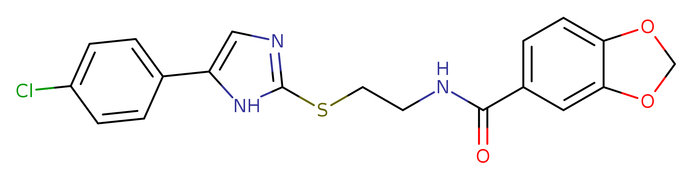 N-(2-{[5-(4-chlorophenyl)-1H-imidazol-2-yl]sulfanyl}ethyl)-2H-1,3-benzodioxole-5-carboxamide
