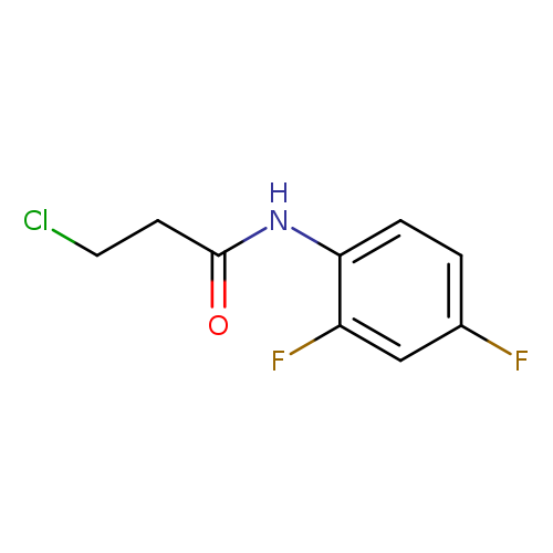 3-Chloro-n-(2,4-difluorophenyl)propanamide