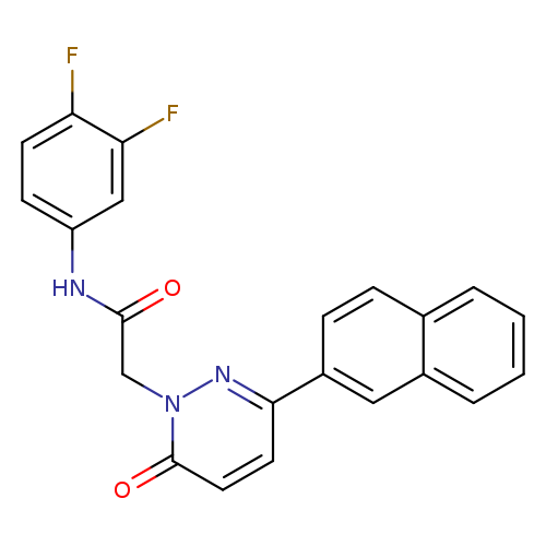 N-(3,4-difluorophenyl)-2-[3-(naphthalen-2-yl)-6-oxo-1,6-dihydropyridazin-1-yl]acetamide
