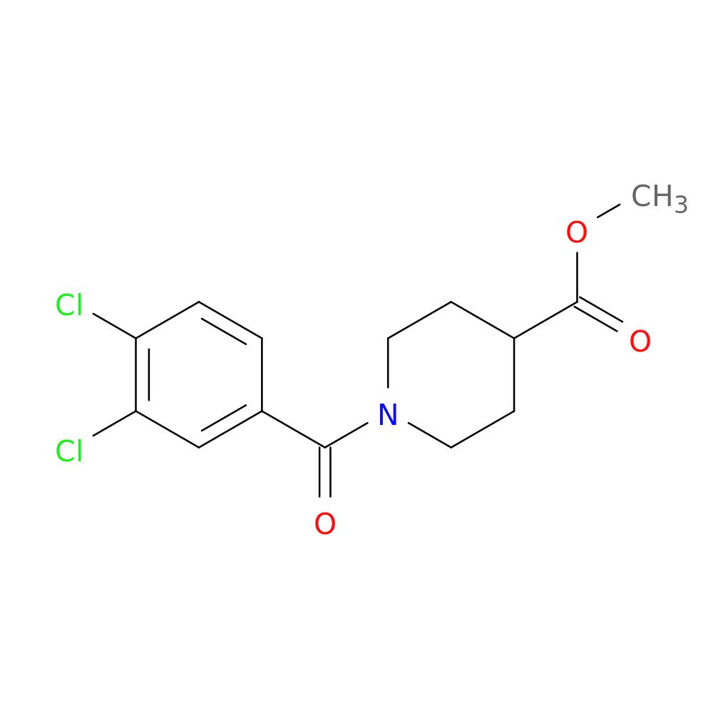 methyl 1-(3,4-dichlorobenzoyl)piperidine-4-carboxylate