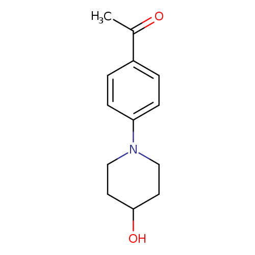 1-(4-(4-Hydroxypiperidin-1-yl)phenyl)ethanone