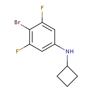 4-Bromo-n-cyclobutyl-3,5-difluoroaniline