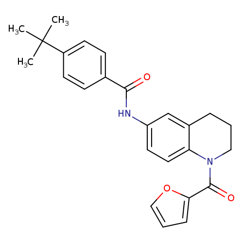 4-tert-butyl-N-[1-(furan-2-carbonyl)-1,2,3,4-tetrahydroquinolin-6-yl]benzamide