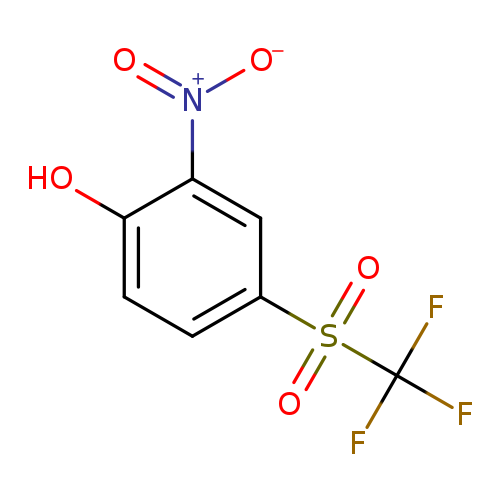 2-Nitro-4-[(trifluoromethyl)sulphonyl]phenol