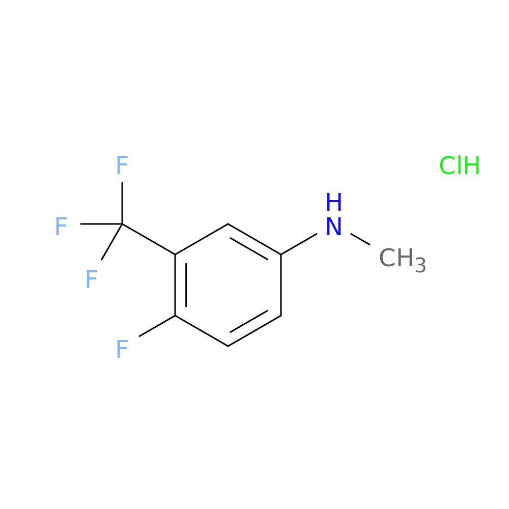 4-Fluoro-N-methyl-3-(trifluoromethyl)aniline hydrochloride