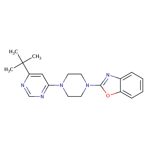 2-[4-(6-tert-butylpyrimidin-4-yl)piperazin-1-yl]-1,3-benzoxazole