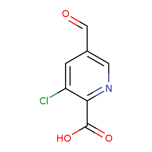 3-chloro-5-formylpyridine-2-carboxylicacid