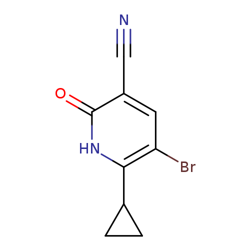 5-Bromo-6-cyclopropyl-2-oxo-1,2-dihydropyridine-3-carbonitrile