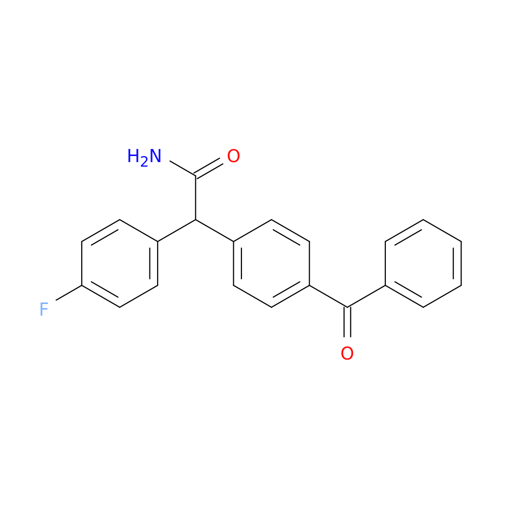 2-(4-benzoylphenyl)-2-(4-fluorophenyl)acetamide