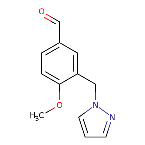 4-methoxy-3-(1H-pyrazol-1-ylmethyl)benzaldehyde