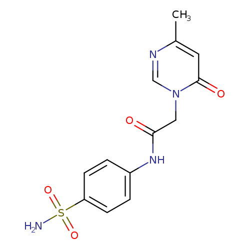 2-(4-methyl-6-oxo-1,6-dihydropyrimidin-1-yl)-N-(4-sulfamoylphenyl)acetamide