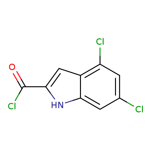 4,6-Dichloro-1H-indole-2-carbonyl chloride