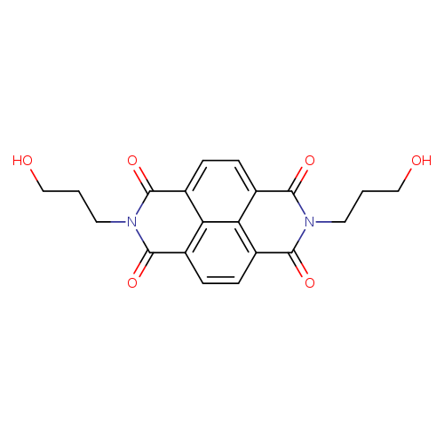 6,13-bis(3-hydroxypropyl)-6,13-diazatetracyclo[6.6.2.0^{4,16}.0^{11,15}]hexadeca-1,3,8(16),9,11(15)-pentaene-5,7,12,14-tetrone