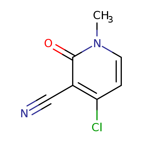 3-Pyridinecarbonitrile, 4-chloro-1,2-dihydro-1-methyl-2-oxo-